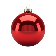 Obraz premium Red Christmas Ornament Ball