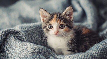 Image of small kitty, perfect for pet lovers or cute designs.