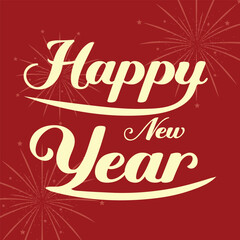 Happy new year 2025 banner vector design