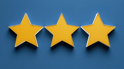 Fototapeta premium Positive online reviews digital space graphic design minimalist environment close-up view customer satisfaction concept