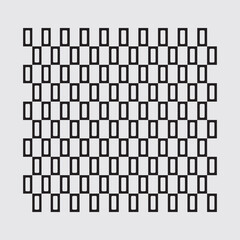 Fototapeta premium Vector ornament arranged by rectangular planes, for textiles, decorations, jalousie, wrapping paper and background