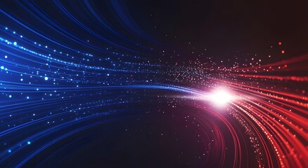 Obraz premium fractal burst background