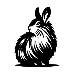 Obraz premium Simple Vector Icon of a Southern Mountain Viscacha – Logo Design Illustration