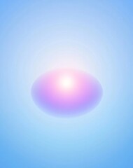  Blue gradient background with a pink circle in the center, flat design, simple shapes, and minimalistic style in digital art.