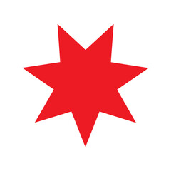 Fototapeta premium Best star shape vector illustration.