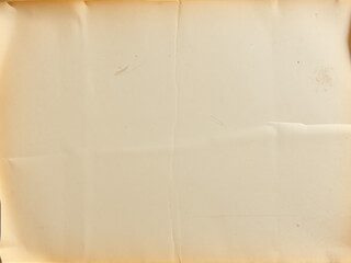 Fototapeta premium Blank old parchment paper with subtle texture suitable for text or artistic creations displayed on a neutral background