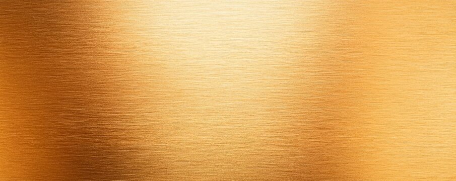 A smooth, shiny golden metal texture showcasing a sophisticated and luxurious appearance, perfect for backgrounds or design elements.