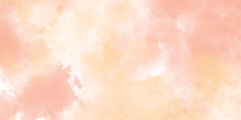 Fototapeta premium Light pink and beige watercolor with subtle pastel tones background, watercolor picture painting illustration background, Splash acrylic colorful background.