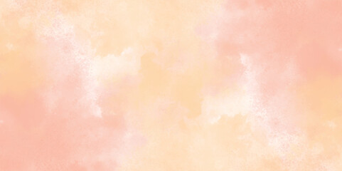Obraz premium Light pink and beige watercolor with subtle pastel tones background, watercolor picture painting illustration background, Splash acrylic colorful background.