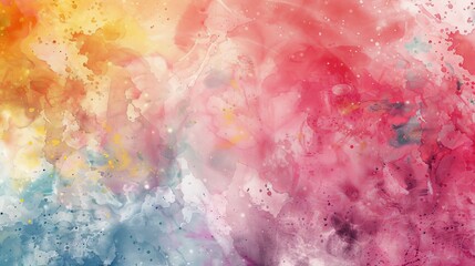 Fototapeta premium Abstract Watercolor Background with Vibrant Colors