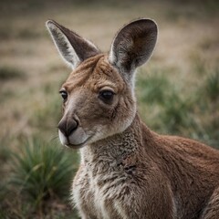 Obraz premium kangaroo in the grass