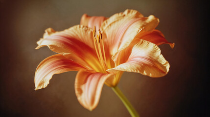 Obraz premium Close-up of vibrant, blooming flower with soft-focus background