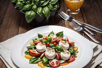  fresh caprese salad