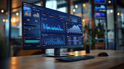 Wide view of the desktop portfolio tracking dashboard with real-time updates across cryptocurrencies.