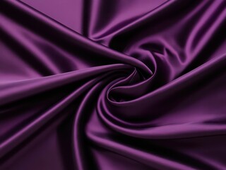Fototapeta premium Luxury silk fabric with wrinkles background in purple shine for wedding, fashion themes and concepts. 