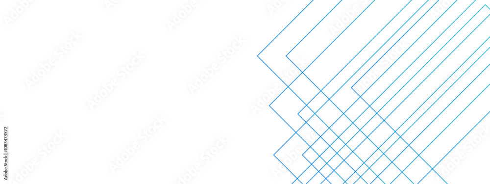 Poster white minimal blue line design. baseness technology concept design. future graphic geometric design.