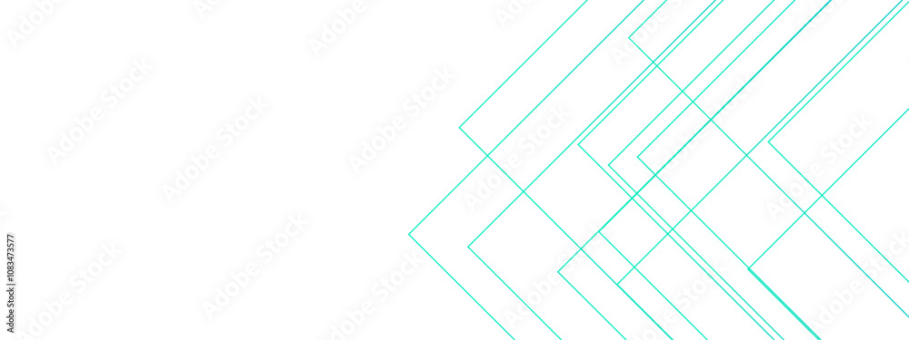 Aufkleber White minimal blue line design. Baseness technology concept Design. Future graphic geometric design. Geometry texture futuristic decoration. Minimal lines futuristic tech background