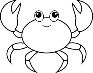 Fototapeta premium crab illustration 