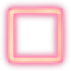 Abstract Neon Square Graphic