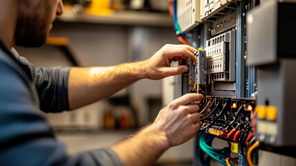 Restoring Power by Turning On Circuit Breaker