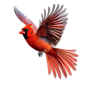 noethern cadinal isolated