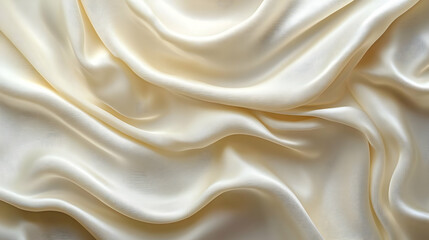 Fototapeta premium Creamy Fabric Drape Illustration