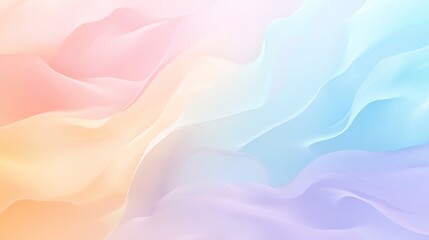 Fototapeta premium Abstract Pastel Waves with Delicate Textures