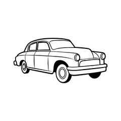 car isolated on white