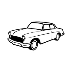 Fototapeta premium car isolated on white