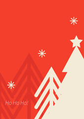 Festive illustration elegant Christmas Greeting Card with Christmas Element