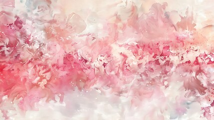 Fototapeta premium A soft, abstract blend of pink and white hues, creating a dreamy, fluid texture.