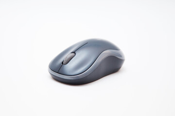 laser wireless laser mouse grey on white background