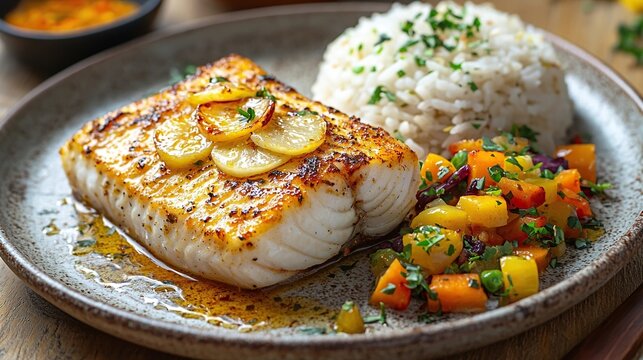 Filete de pescado al mojo de ajo mexican seafood
