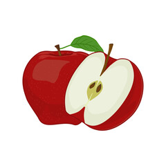 Apel Fruit Vector Image And Illustration