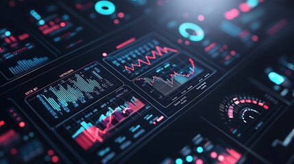 Data Visualization and Analytics Dashboard Concept