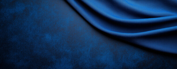 Obraz premium A rich deep blue textured background with a weathered effect. The image features varying shades of navy and electric blue ,dimension. Small variations in the color intensity ,copy space.