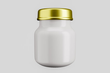 Blank shiny empty bottle ready for your logo or design! Perfect for 3D rendered advertisements.