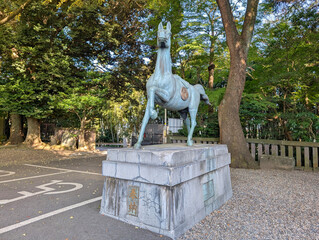 二荒山神社御神馬像　宇都宮市
