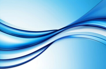 Obraz premium abstract blue wave background