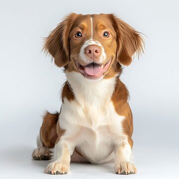 The Springador is a mixed breed dog that is a cross between a Springer Spaniel and a Labrador Retriever. They are known for their friendly and energetic personalities, making them great family pets