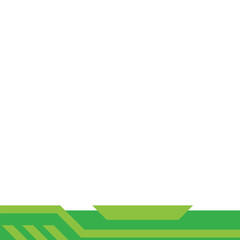 Obraz premium Modern Footer