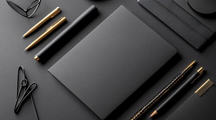 modern branding mockup, minimalistic design with clean lines, soft shadows, matte textures, and bold typography