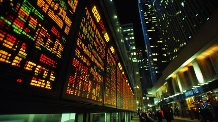 Obraz premium Buying and selling stocks online using technology.
