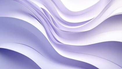 Obraz premium Abstract Lavender and White Curved Background