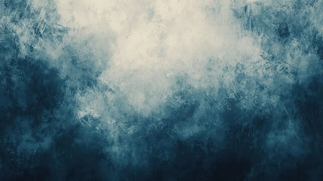 Abstract vintage background with intense blurred slate gray and pale blue pattern.