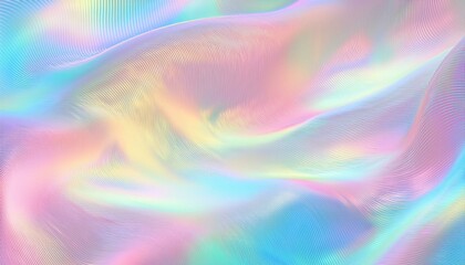 幻想的で抽象的なパステルカラーのホログラフィック背景画像（Fantastic and abstract pastel colored holographic background image）
