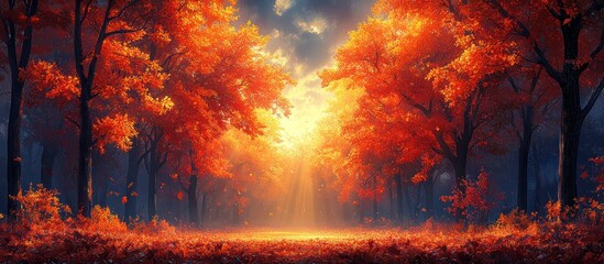 Autumnal Forest Glow