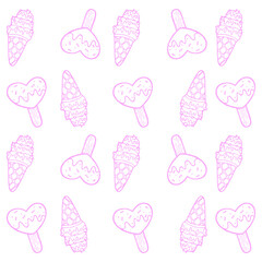 ice cream pattern