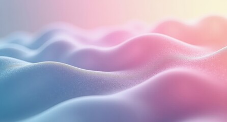 Fototapeta premium Crisp net in pastel hues, captured up close with depth of field, creating a serene, minimalistic abstract wallpaper.