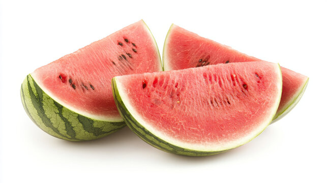 Watermelon is a sweet and popular fruit enjoyed during the summer, often eaten fresh or added to fruit salads.